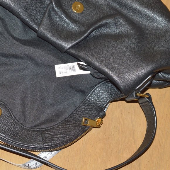 New Marc Jacobs New York Black Italian Leather Crossbody Bag NWT - Picture 12 of 12